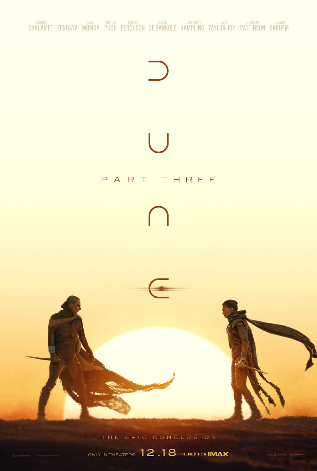 Dune: Part Three — coming in IMAX 70MM